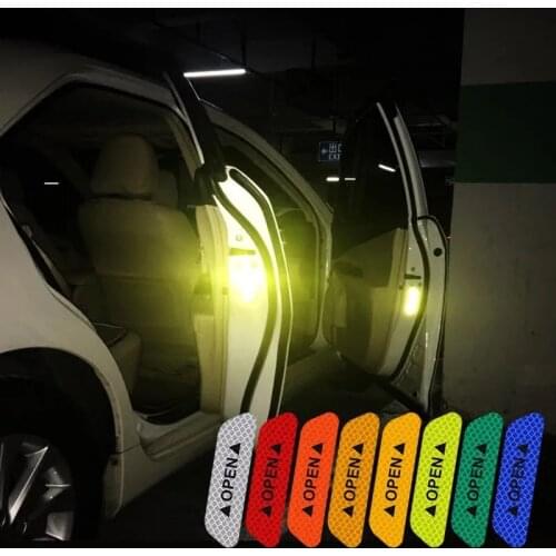 Car door OPEN safety drive anti-collision warning Strong reflective decorative stickers for Changan CS35 CS55 CS75 CS95 EADO