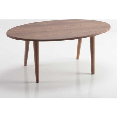 New Modern Color Furniture Center table Ellipse Walnut coffe table table basse