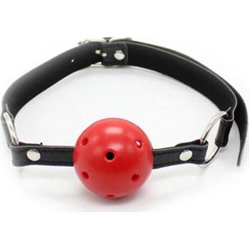 Couple Silicone Gag Ball BDSM Bondage Restraints Open Mouth Breathable Sex Ball Harness Strap Gag Sex Toy For Women Accessories