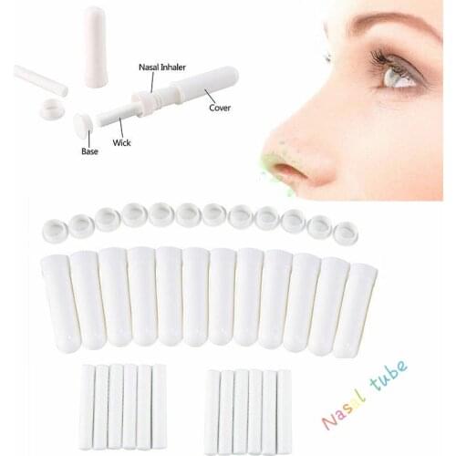 1/5/10/25pcs Blank Nasal Inhaler With Wicks Sticks For Gentleman Oil Design Containers Aromatherapy Tubes Tools Essential Nose