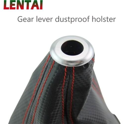 LENTAI For Audi a3 a4 b6 b8 a6 c5 c6 a5Chevrolet cruze captiva aveo Mitsubishi asx lancer Car Gear Shift head dust-proof cover