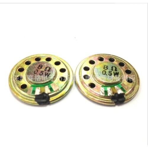 Spot supply loudspeaker: magnetic toy loudspeaker in 28mm8 ohm 0.5W iron shell