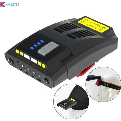 LED Cap Light Finger Sensor Hat Headlight Headlamp Head Flashlight Head Cap Light Clip On Light Night Fishing Head Lamp