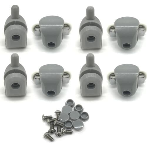 Top & Bottom Shower Door ROLLERS / Runners / Pulleys / Wheels Replacement Parts 23mm diameter