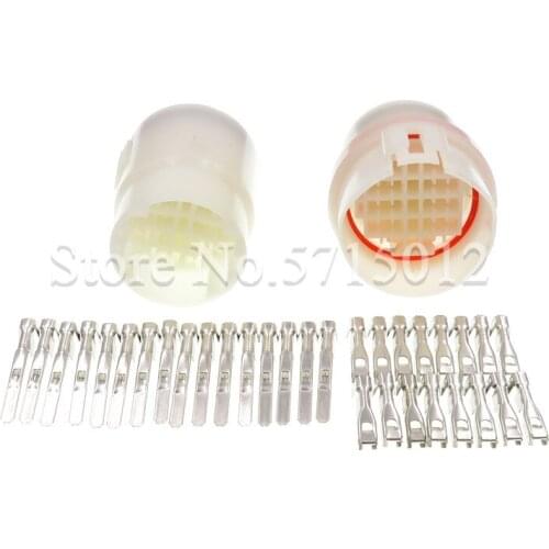 16 Hole Waterproof Automotive Connector Sealed Round Plug Female Male Socket For Car Truck