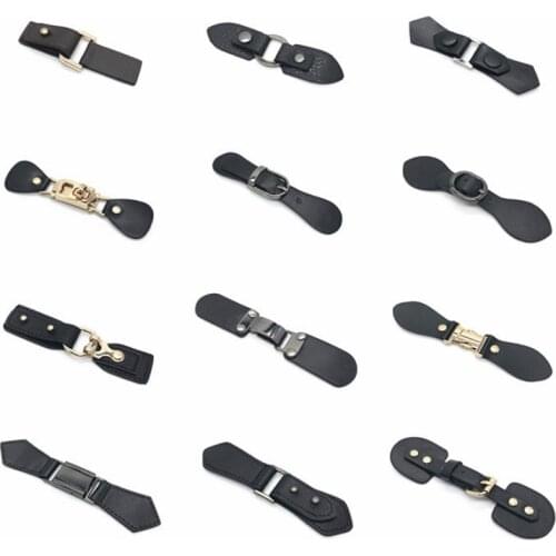 1 Piece High Quality PU Leather Zinc Alloy Buckle Buttons Combined Metal Buttons for Bags Shoes Winter Clothes Diy Sewing Supply