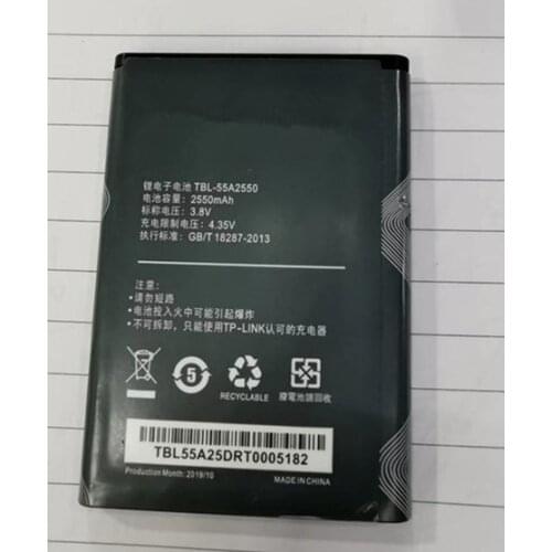 100% Original new 2550mAh TBL-55A2550 Battery For TP-LINK M7350 TL-TR961 2500L WIFI