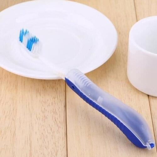 4 Color Folding Toothbrushes Hotel Portable Toothbrush Travel Camping Hiking Set Tooth Brush Hygiene Oral Teeth Cleaning Tools