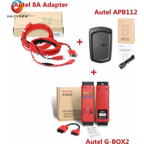Autel 8A Adapter for Toyota non-smart Key All Key Lost with G-BOX2 and APB112 Emulator Work with Autel MaxiIM IM608/IM508
