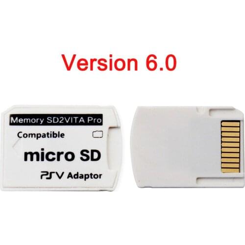 V6.0 SD2VITA PSVSD Memory Card Adapter For PSVita Henkaku 3.65 System 1000 2000 TF Card Converter Converter 35 X 35 X 5mm