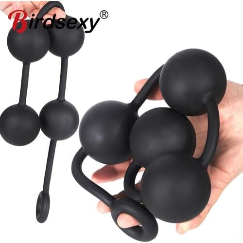 Anal plug buttplug silicone anal balls sex toys for adults erotic toy big butt plug anal beads plugs dilator but plug sex toy