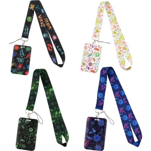CB227 Nurse Doctors Neck Strap Lanyards ID Card Pass Gym Cell Phone USB Badge Holder Rope Pendant Keychain Accessories