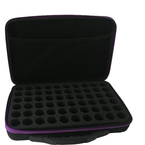 60-Bottle Essential Oils Storage Case Lightweight Durable Portable Essential Oil Case Pack Carrying Holder Organizer Travel Box