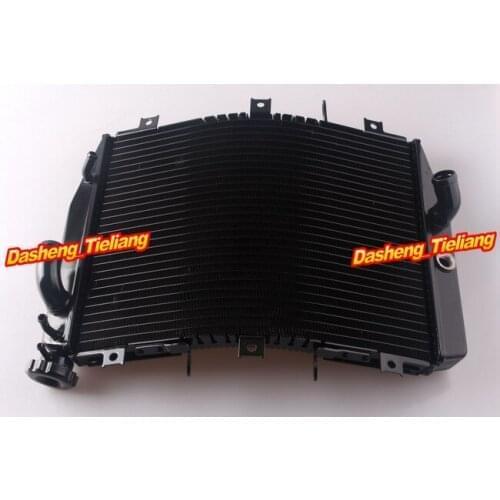 Black Motorcycle Engine Cooling Radiator Replacement For Kawasaki Ninja ZX6R ZX-6R 1998 1999 2000 2001 2002 CNC Aluminium