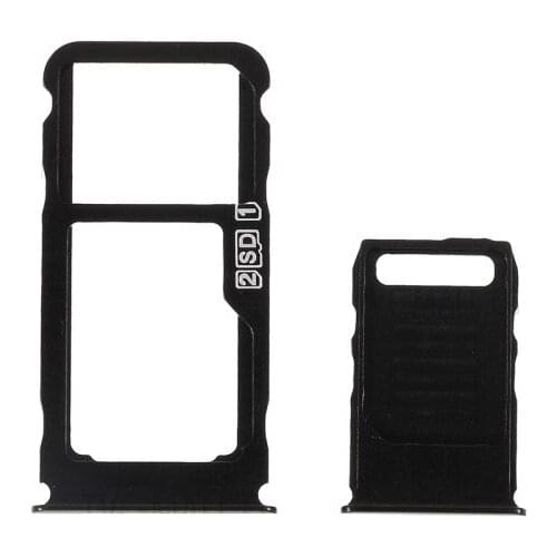 For Nokia 3.1 Plus 2Pcs/Set Silver/Black/Blue/Gold Color Dual SIM And MicrSD Memory Card Tray Holder