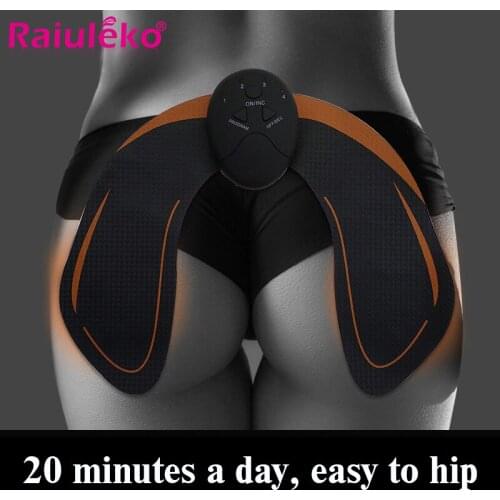 Electronic Abdominal Arm EMS Muscle Stimulator Body Slimming Hip Shaper Trainer Vibrating Massager Fitness Exercise Machine