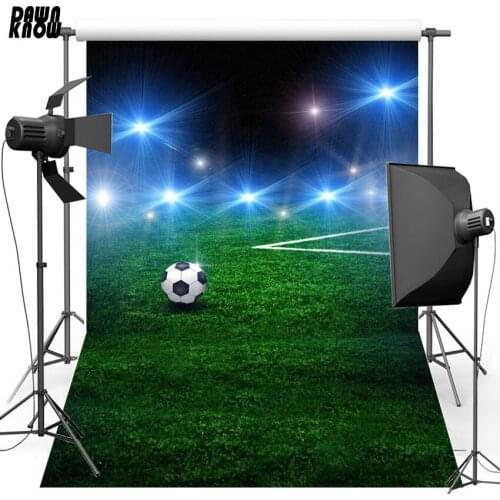 DAWNKNOW Football Field Photography Background For Children Stadium Lawn Photocall Customize Backdrop For Photo Studio G370
