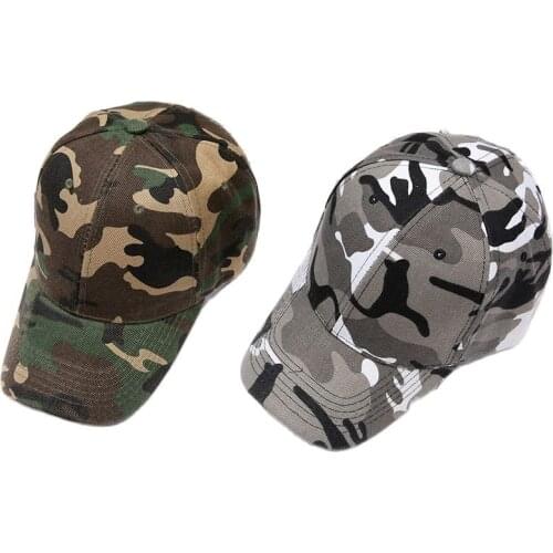 Four Seasons Unisex General Camouflage Style Sunscreen Baseball Cap for Men Women Outdoor Jungle Anti-scratch Snapback Hat Bq127