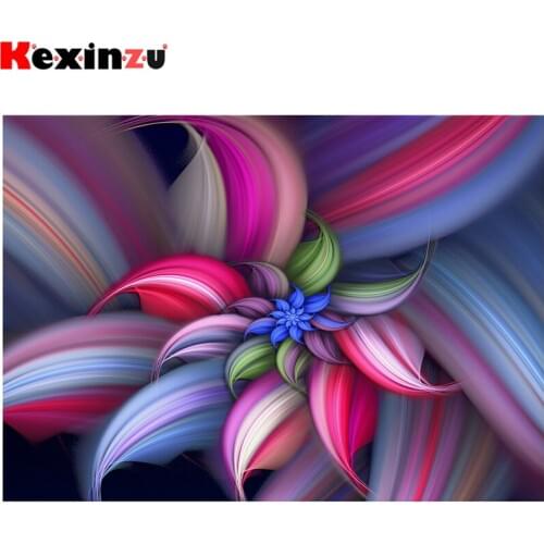 Kexinzu Full Square/Round 5D Diy Diamond Painting Cross Stitch "Flower" Diamond 3D Embroidery Mosaic Home Decor Gift K031