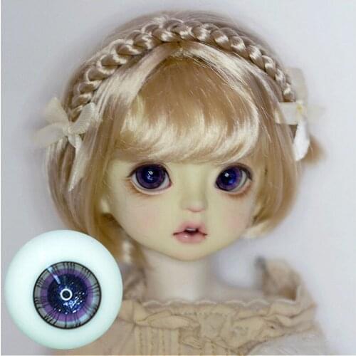 BJD doll eyes suitable for 1-3 1-4 1-6 size grape purple flashing pupil doll accessories
