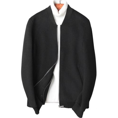 2020 100% Wool Coat Men Short Spring Autumn Wool Mens Jackets and Coats Korean Sobretudo Masculino B19N007169 KJ4274