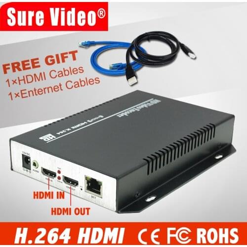 HOT Digital H.264 RTSP /RTMP HDMI + Independent Audio To IP Streaming Video Encoder For Live Streaming