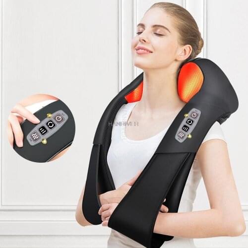 Home Car Electric Massager U Shape Cervical Back and Neck Massager Multifunctional Infrared Heated Massage Relax Machine
