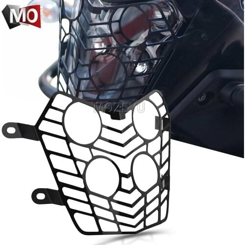 Motorcycle Headlight Head Lamp Light Grille Guard Cover Protector For Yamaha Tenere 700 T7 Rally XTZ700 Tenere /XT700Z 2019-2021