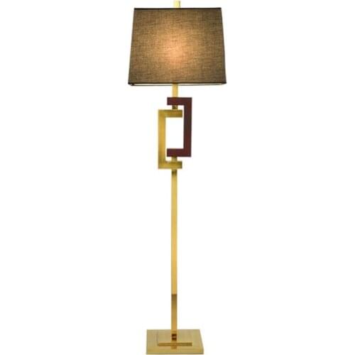 Post modern simple Floor Lamp Black shade floor light Metal Stand Light for Living Room Bedroom model room villa apartment flat