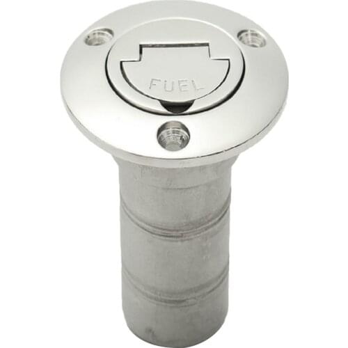 SILVER 316 STAINLESS STEEL BOAT DECK FILLER FUEL Petrol Tank Deck Fill 38mm