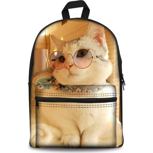 Cute Animal Print Childrens School Bags Kids Backpacks Cats Print School Backpacks for Teenagers Boys Girls Daypacks 2020 New