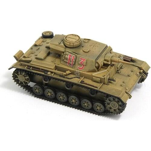 S-Model 1/72 WWII German Panzerkampfwagen III Ausf G Finished Tank Model #CP0020