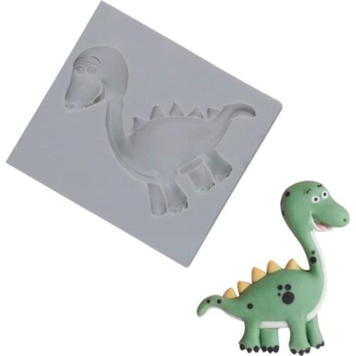 Cartoon Dinosaur Mould Silicone Mold Fondant Cake Decorating Tool Gumpaste Sugarcraft Chocolate Forms Bakeware Tools
