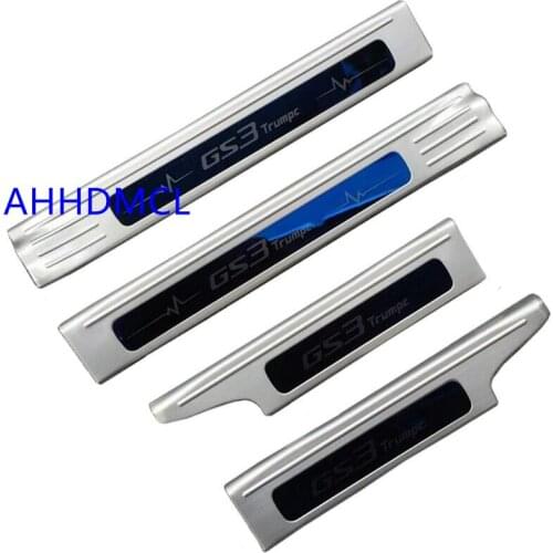 Car Welcome Pedal Threshold Strip Door Sill Strip For Trumpchi GS3 2017 2018 2019 2020