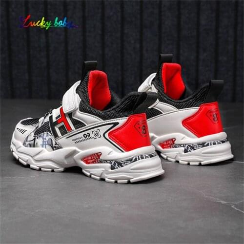 Kids Sport Shoes For Boys Running Sneakers Casual Sneaker Breathable Children Fashion Shoes 2021 Autumn Platform Light Shoes