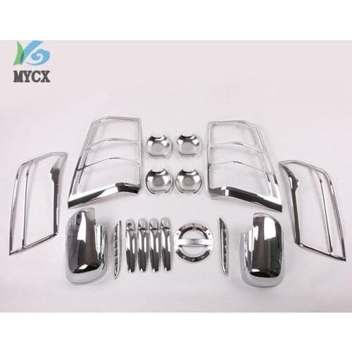 Chrome car styling For Suzuki Grand Vitara 2005 2006 2008-2012 mirror headlight door handle body protectors accessories 21pcs
