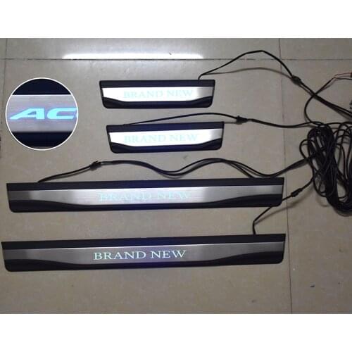 Car Styling FIT for HONDA Accord 2014 -2018 2019 Door Sill Scuff Pedal Door Step Welcome Pedal Automobile Accessories