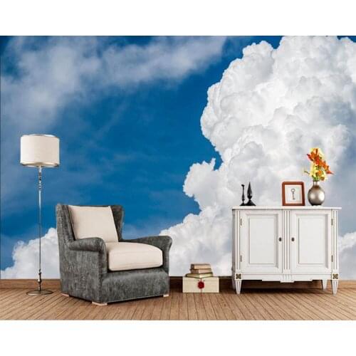 Papel de parede Sky Clouds Nature photo 3d wallpaper murals,living room TV sofa wall bedroom kitchen wall papers home decor