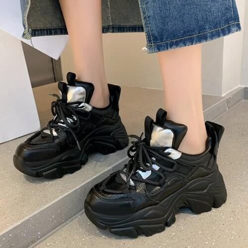 Daddy shoes female ins tide 2021 spring and autumn new style thinner thick bottom increased net celebrity casual womens sports