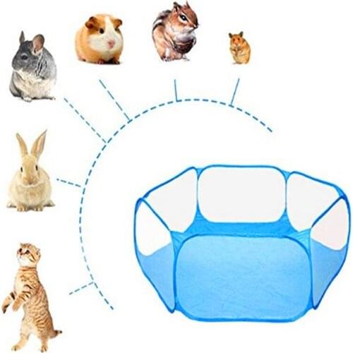 Pet Playpen Portable fashion Open Indoor / Outdoor Small Animal Cage Game Playground Fence for Hamster Chinchillas Guinea- Pigs