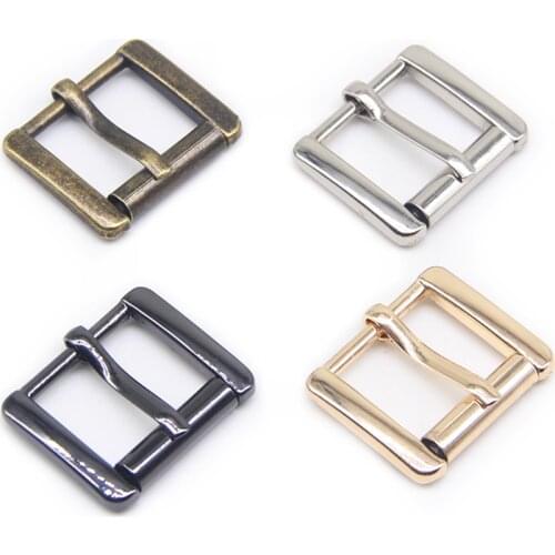 New 20mm wide10pcs/lot silver bronze gold Square metal Pin Buckles for Shoes Belt Garment decoration DIY Accessory Sewing on