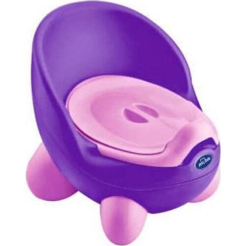 Potty Purple Baby Child Toilet Alıştırıcı Potty Plastic Quality Handle, Potty Toilet seat Alıştırıcı