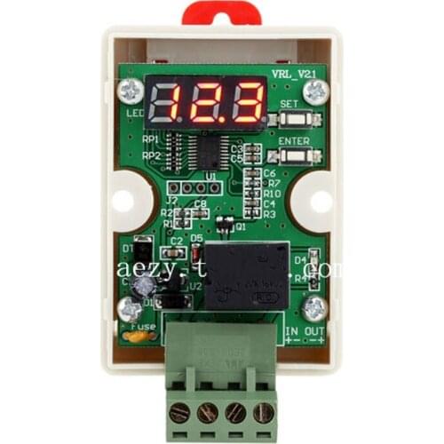 12V Relay car battery Undervoltage Module protection controller Power switch Voltage time delay power on/off adjustable