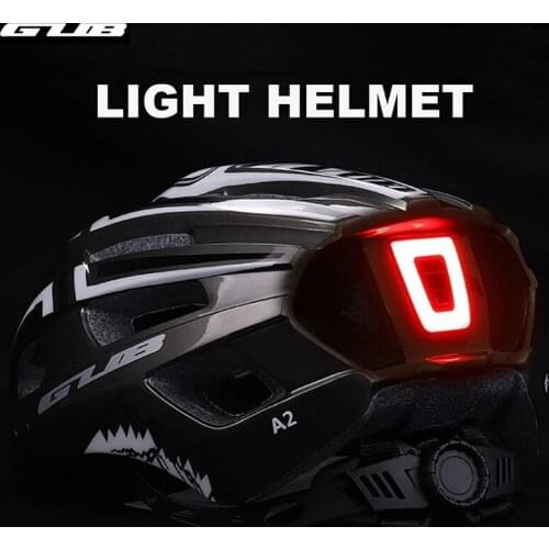 2020 Unisex GUB Light Bike Helmet Cycling LED Light Rechargeable Adult Bicycle Helmet Chargeable Downhill MTB Scooter Helmet