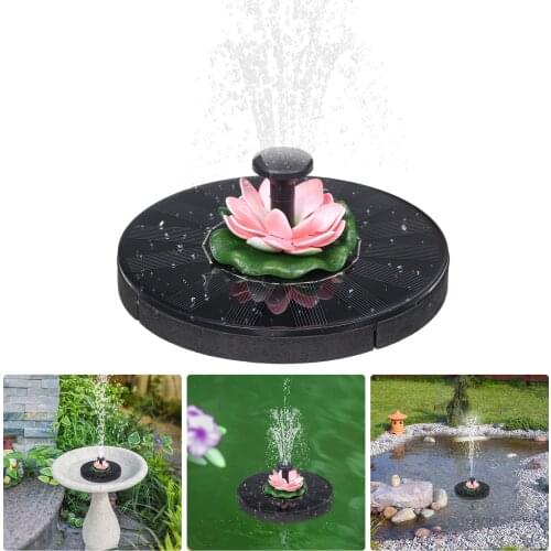 Solar Fountain Round Water Source Home Water Fountains Decoration Garden Pond Swimming Pool Bird Bath Waterfall фонтан для сада