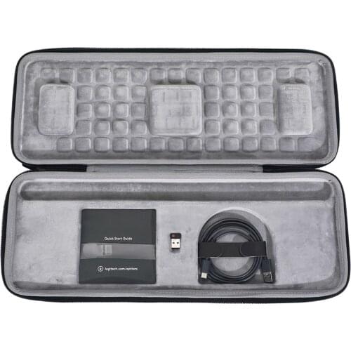 Storage Case Travel Portable Keyboard Protective Bag for Logitech Craft Advanced Keyboard gaming computer peripherals