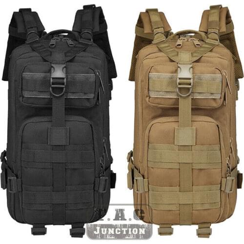 Tactical 34L Assault MOLLE Backpack High Capacity 3 Day Outdoor Camping Army Rucksacks Hydration Pack