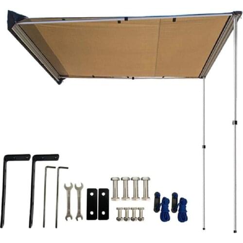 Awning Roof Top Camper Trailer Car Side Tent 2X3M Cover Shade Shelter 4WD Car Side Rooftop Awning
