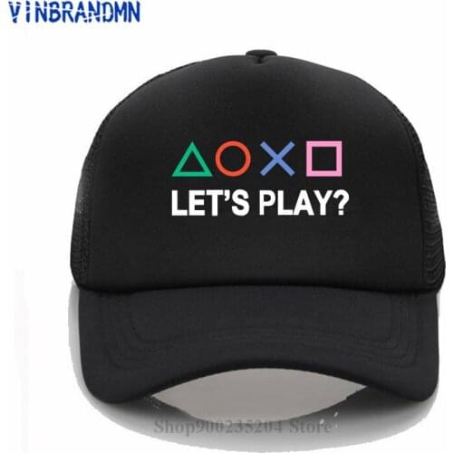 Vinbrandmn Retro Street style PS Logo Hoodie Xbox Video Game Play Station Baseball cap hooded Cool Hip Hop Lets Play PS1 PS5 hat