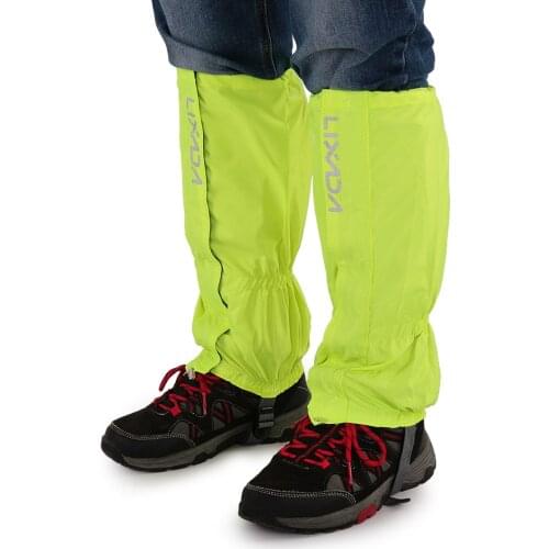 Water Resistant Snow Legging Gaiters Climbing Trekking Cycling leg Warmers Gaiter Outdoor Unisex Zippered Closure Wear